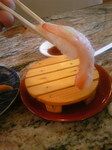 回転寿司(生カニ)
